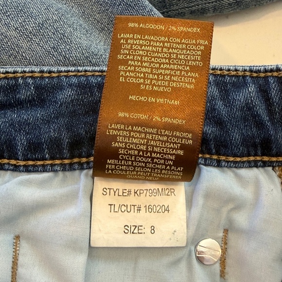 KUT from the Kloth Katy Boyfriend Jeans Mid Rise Denim Size 8 - Picture 11 of 12